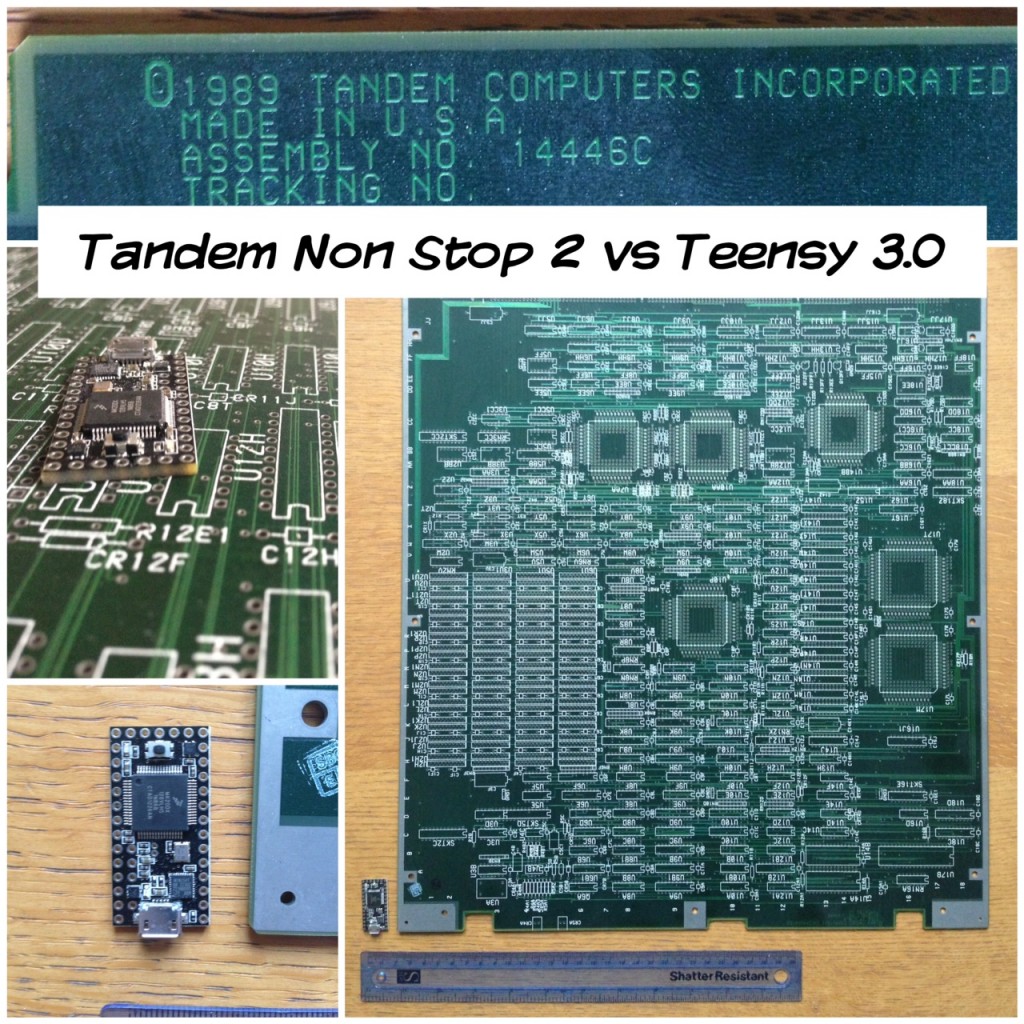 Teensy 3 compared to Tandem Non Stop 2 Mainframe